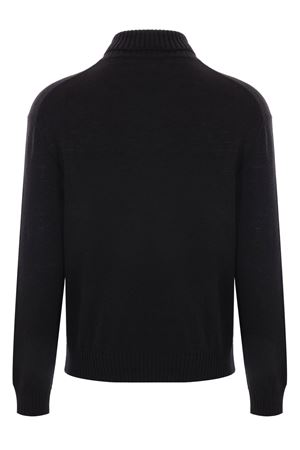 Jet black wool jumper JIL SANDER | J47GP0025J14524001